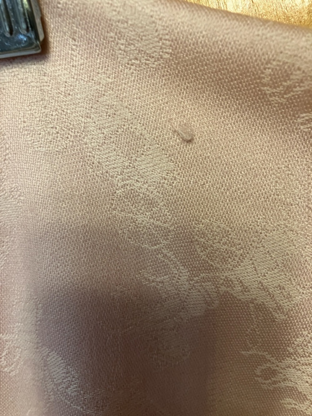 COACH. Soft Pink Stagecoach & Horse Jacquard Scarf. PALE Pink. Good Used Cond. - Picture 11 of 15